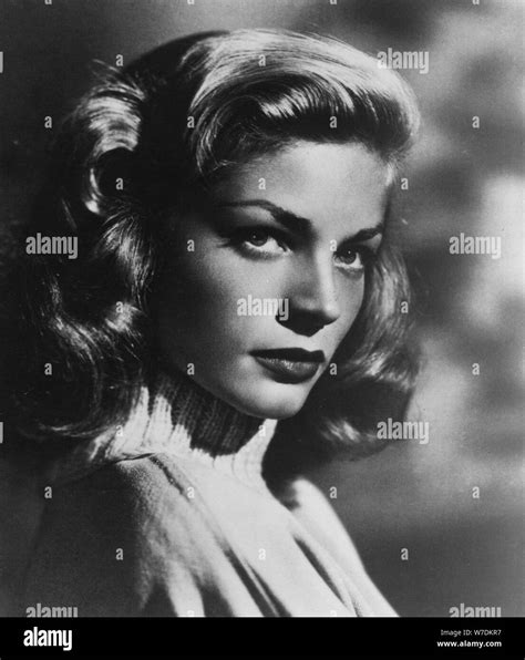 Lauren Bacall American Film And Stage Actress And Model Artist
