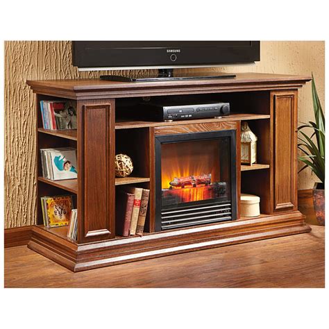 With all the charm of an antique country cabinet, plus modern heating functionality, the. CASTLECREEK® Media Center Fireplace - 420855, Fireplaces ...