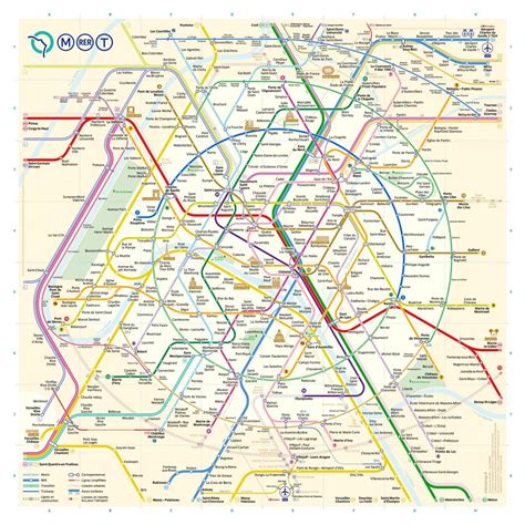 Train Map Of Paris