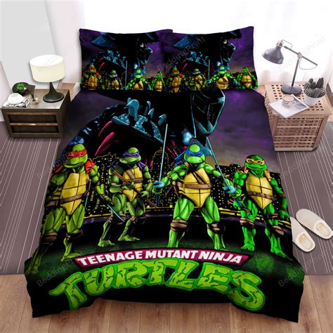 Teenage Mutant Ninja Turtles The Movie 1990 Movie Poster Fanart Bed