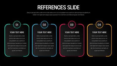 Reference Slide Powerpoint Template Slidebazaar