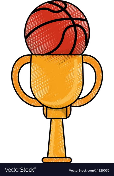 Einatmen Bitte Hinschauen Variante Basketball Trophy Drawing Angenehm