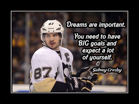 Rare Inspirational Sidney Crosby Hockey Motivation Quote Poster Unique T Hockey Nhl
