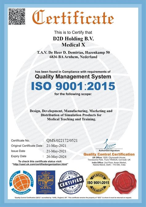 We Are Iso 90012015 Certified Medical X