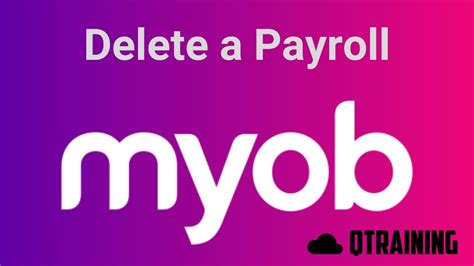Myob How To Delete A Payroll Pay Run Youtube
