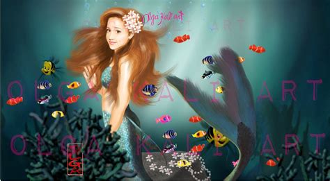 Olga Kali Art Ariana Grande The Little Mermaid