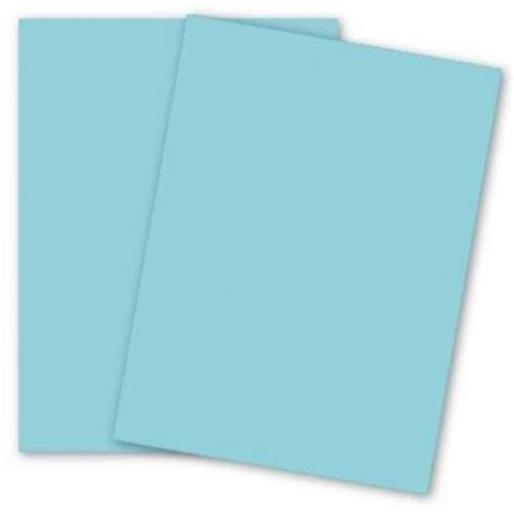 Domtar Colors Earthchoice Blue Cover 85 X 11 Card Stock Paper