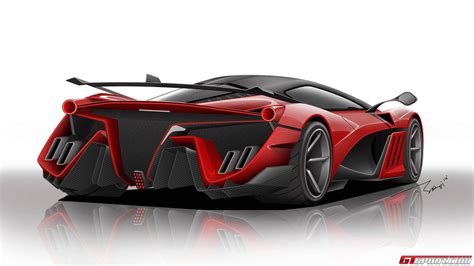 Render Ferrari Vision Concept Gtspirit