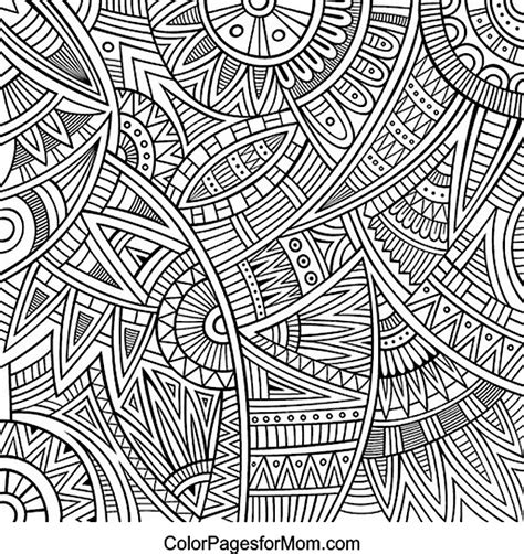 Doodles 19 Advanced Coloring Page