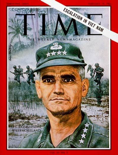 General Westmoreland Vietnam Commander 1965 Magazine Cover Vietnam
