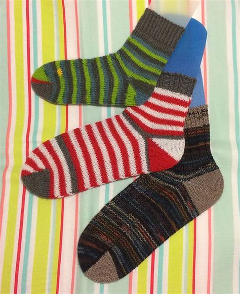 Two Colored Sock Toes Pattern By Pernille Overgaard Colorful Socks