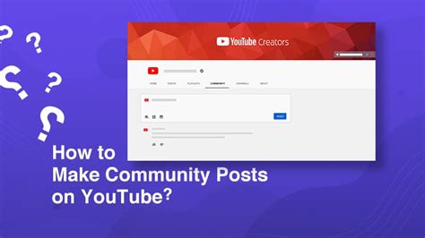 How To Make A Community Post On Youtube Veefly Blog