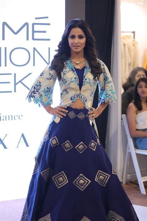 Bigg Boss 11 Fashionista Hina Khan Makes Lakme Fashion Week Debut Filmymantra
