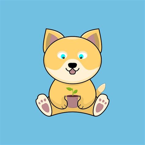 Premium Vector Cute Cat Cartoon Logo Mascot
