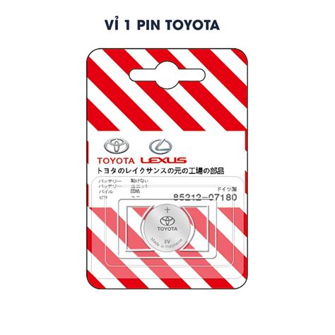 Pin Chìa Khóa ô Tô Toyota Corolla Cross Chính Hãng Sản Xuất Theo Công