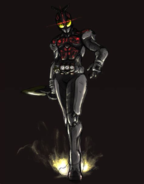 Kamen Rider Dark Kabuto Kamen Rider And 1 More Drawn By Paintedmike