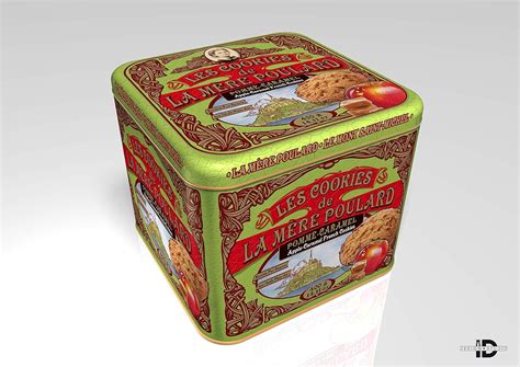 Biscuiterie Mère Poulard Coffret Collector Vert Cookies Pomme Caramel Recette Traditionnelle