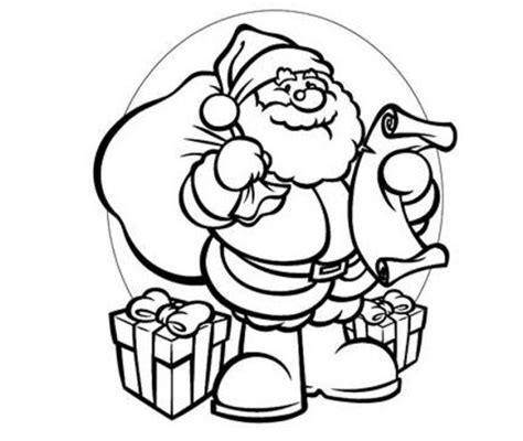 Dessin Christmas Coloring Pages Santa Coloring Pages