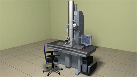 Transmission Electron Microscope Ht7700 3d Model 75 Max Fbx Obj