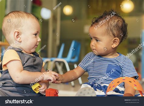 Babys Playing Together Kindergarten Stock Photo 543939718 Shutterstock