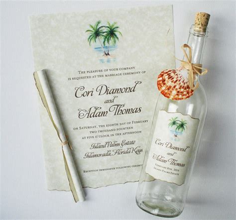 The best part about creating these kinds of invitations is that you have a perfectly legit reason for heading to the beach on a whim! Beach Wedding Invitations