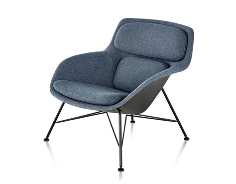 Striad™ Low Back Lounge Chair With Wire Base Hive