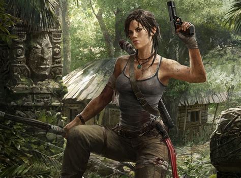 Wallpaper : forest, video games, soldier, jungle, Lara ...