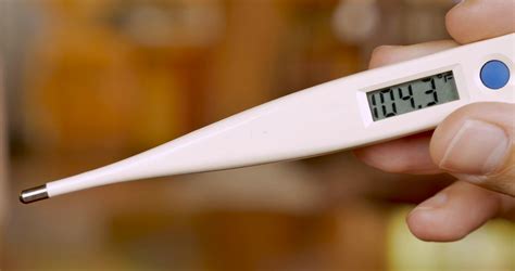 Hand Holding Digital Thermometer Displaying Stock Footage Sbv 325765987