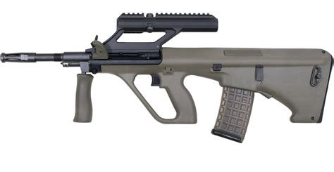 Steyr Aug A3 M1 556mm Bullpup Rifle With 3x Optic And Green Stock