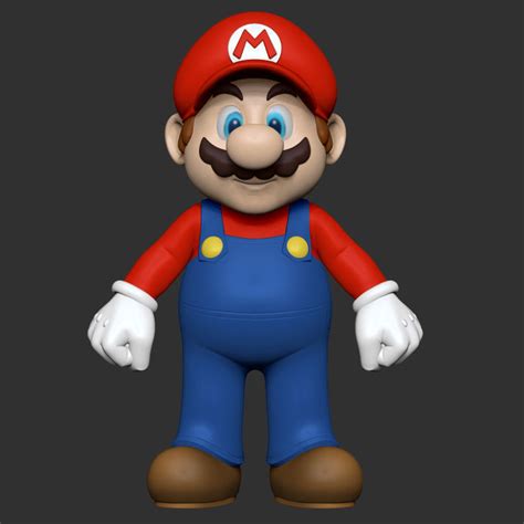 3d Printable Model Super Mario Cgtrader