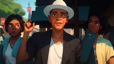 Obama Sings Uptown Funk Animation Mark Ronson Bruno Mars Youtube