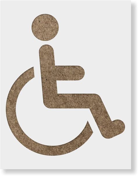 Handicap Symbol Stencil Reusable Stencils For Painting