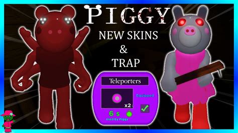 Roblox Piggy Daisy And Parasee New Skins And Teleporter Trap Update