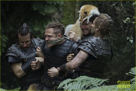 Leo Suter Goes Shirtless For Fight Scene In Vikings Valhalla Season