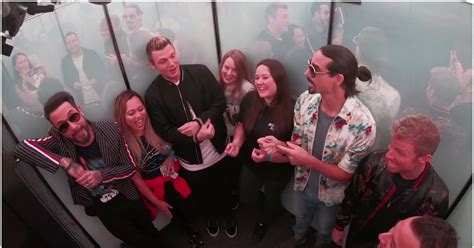 Backstreet Boys Surprise Fans With Elevator Singalong And Its Pure Joy
