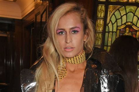 basically naked alice dellal flashes everything as she ditches bra and knickers daily star