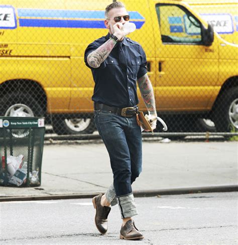 nick wooster huge cuff jeans no laces soletopia
