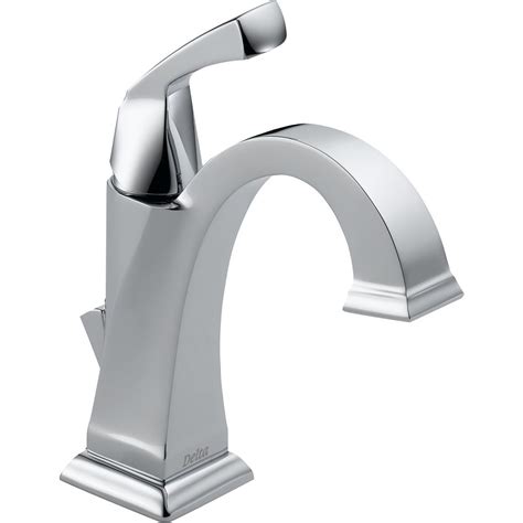 Find the traditional or contemporary bathroom sink faucets that best fit your home's style and choose from brushed nickel, oil rubbed bronze. Delta Dryden Single Hole 1-Handle High Arc Bathroom Faucet ...