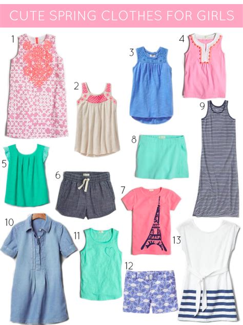 Fashion Friday Spring Clothes For Girls The Joyful Home