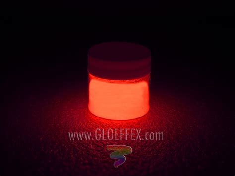 Phosphorescent Glow in the Dark Powder Pigment - Red | GLO Effex