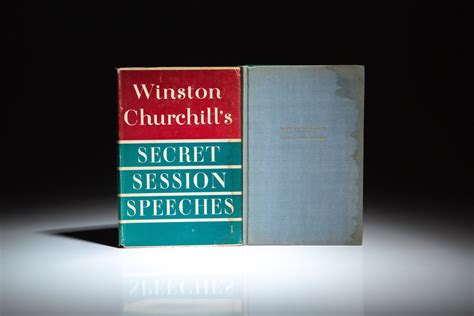 Secret Session Speeches The First Edition Rare Books