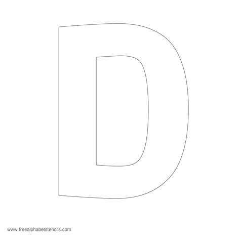 Large Letter Templates Printable Free
