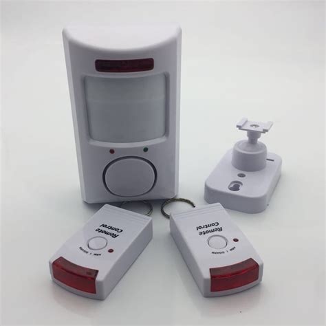 Wireless Motion Sensor Alarm Security Detector Indoor Outdoor Wall