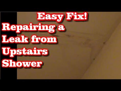 Water Leaking Through Ceiling From Upstairs Bathroom Americanwarmoms Org