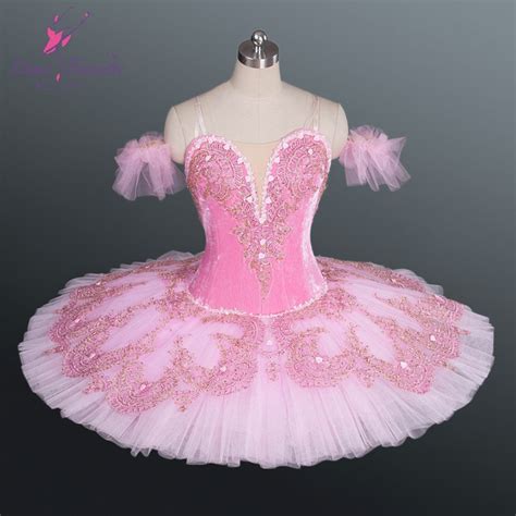 Pink Professional Dance Tutu Dress Adult Ballerina Costumes Swan Lake