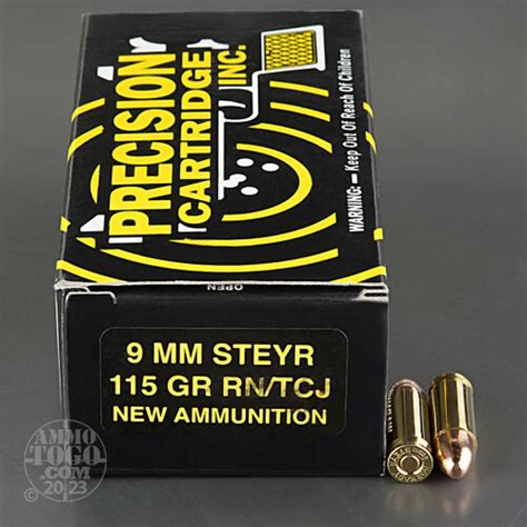 9mm Steyr Ammunition For Sale Pci 115 Grain Total Metal Jacket Tmj