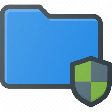 Directory Folder Protect Secure Shield Icon