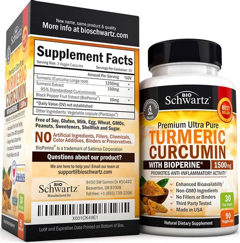 Turmeric Curcumin With Bioperine Mg Highest Potency Available