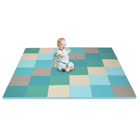 What kind of puzzle mat should i buy for my baby? Gymax 58'' Toddler Foam Play Mat Baby Folding Activity ...