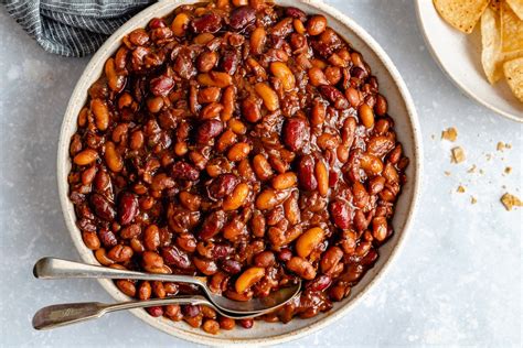 homemade slow cooker baked beans ambitious kitchen